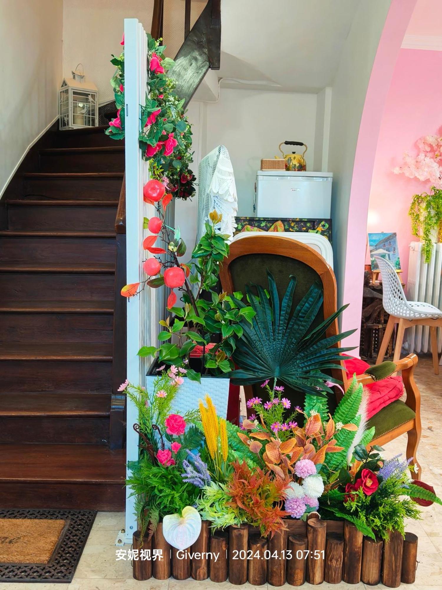 Le Coin Des Artistes Bed & Breakfast Живерни Екстериор снимка